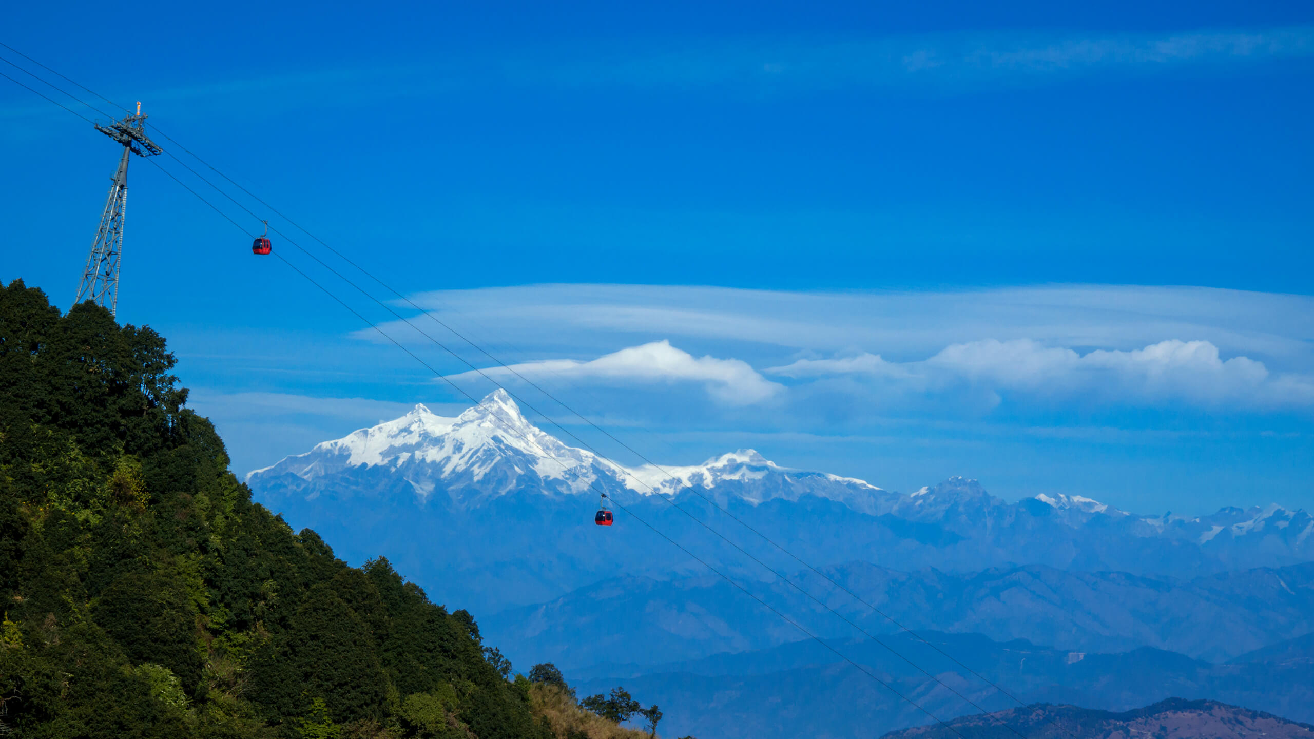 Chandragiri Hills Cable Car- cable car ride in Kathmandu